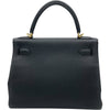 エルメス HERMES ケリー28 内縫い D刻印　(2019年製) ブラック ゴールド金具 トゴ レディース ショルダーバッグ