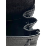 エルメス HERMES ケリー28 内縫い D刻印 ブラック GD金具 トゴ レディース ショルダーバッグ