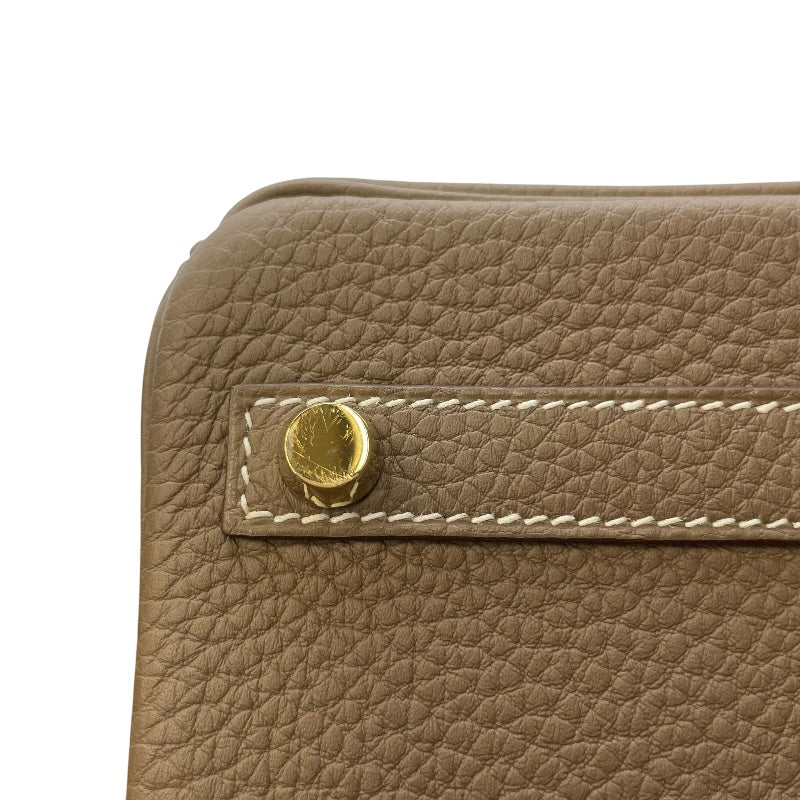 エルメス HERMES バーキン30 Z刻 エトゥープ GD金具 トゴ レディース ハンドバッグ