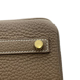 エルメス HERMES バーキン30 Z刻 エトゥープ GD金具 トゴ レディース ハンドバッグ