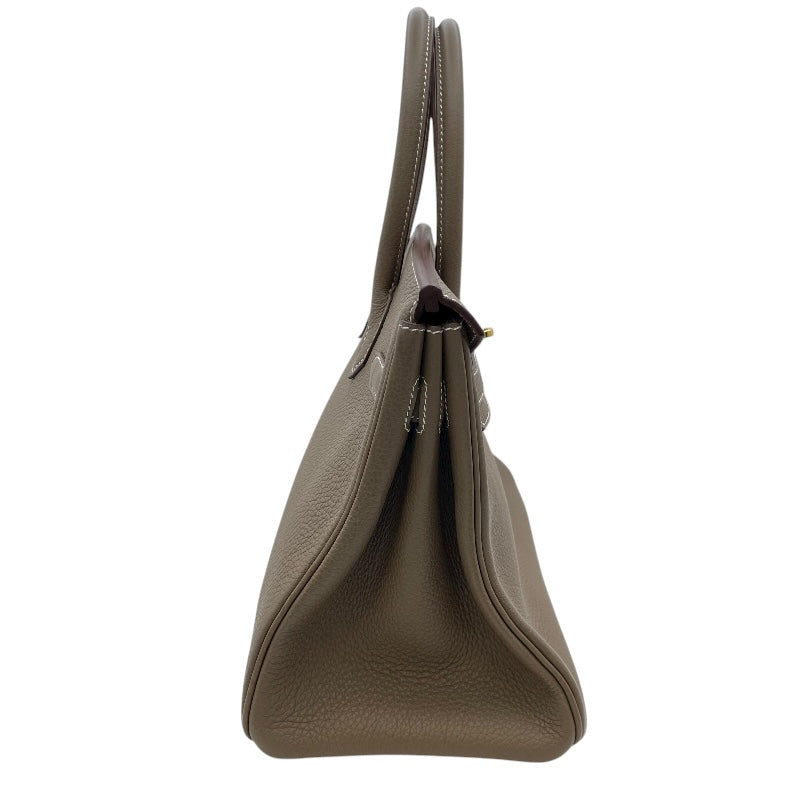 エルメス HERMES バーキン30 Z刻 エトゥープ GD金具 トゴ レディース ハンドバッグ