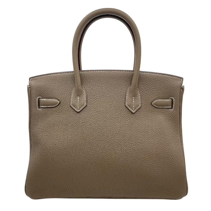 エルメス HERMES バーキン30 Z刻 エトゥープ GD金具 トゴ レディース ハンドバッグ
