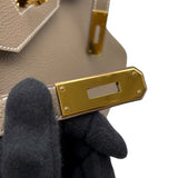 エルメス HERMES バーキン30 Z刻 エトゥープ GD金具 トゴ レディース ハンドバッグ