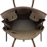 エルメス HERMES バーキン30 Z刻 エトゥープ GD金具 トゴ レディース ハンドバッグ