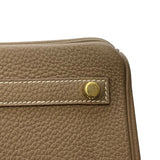 エルメス HERMES バーキン30 Z刻 エトゥープ GD金具 トゴ レディース ハンドバッグ