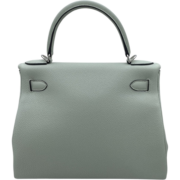 エルメス HERMES ケリー28 内縫い W刻 グリネヴェ SV金具 トゴ レディース ショルダーバッグ