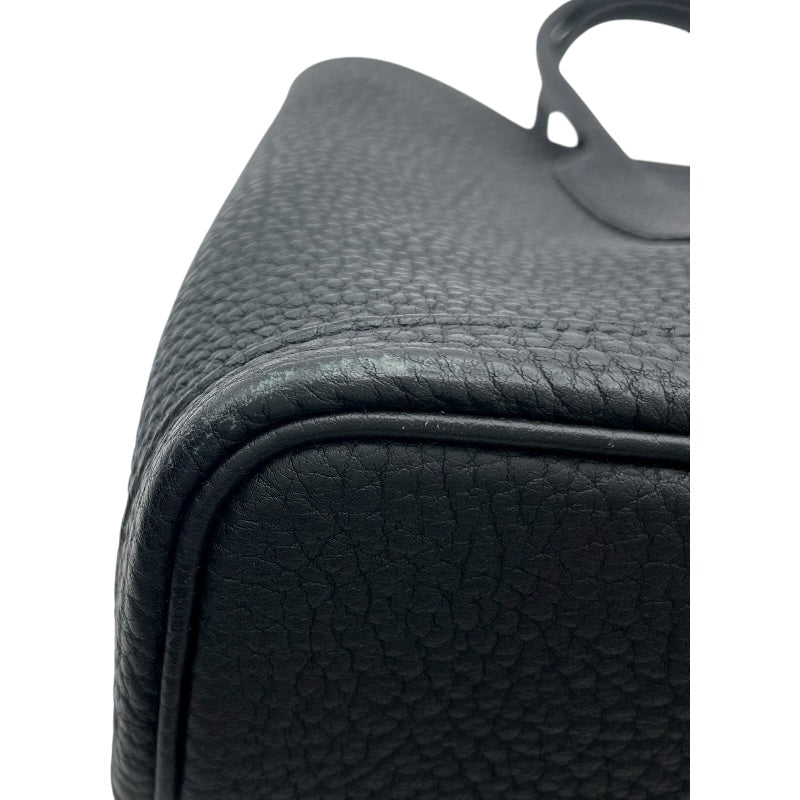 エルメス HERMES ガーデンパーティTPM Z刻 ブラック シルバー金具 ネゴンダ レディース ハンドバッグ