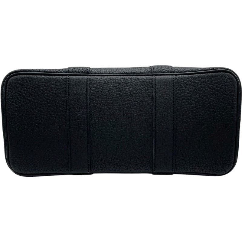 エルメス HERMES ガーデンパーティTPM Z刻 ブラック シルバー金具 ネゴンダ レディース ハンドバッグ