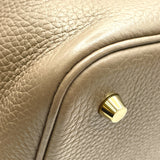 エルメス HERMES ピコタンロックMM B刻印 エトゥープ GD金具 トリヨン レディース ハンドバッグ