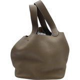 エルメス HERMES ピコタンロックMM B刻印 エトゥープ GD金具 トリヨン レディース ハンドバッグ