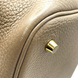エルメス HERMES ピコタンロックMM B刻印 エトゥープ GD金具 トリヨン レディース ハンドバッグ