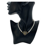 シャネル CHANEL ココマーク ハート パール チョーカー ブルー メタル・フェイクパール アクセサリー