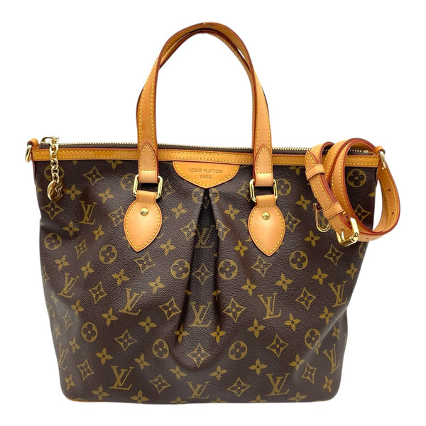 ルイ・ヴィトン LOUIS VUITTON パレルモPM M40145 ブラウン モノグラムキャンバス レディース トートバッグ