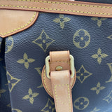 ルイ・ヴィトン LOUIS VUITTON パレルモPM M40145 ブラウン モノグラムキャンバス レディース トートバッグ