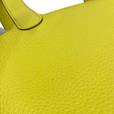 エルメス HERMES ピコタンロックPM U刻 リモンチェッロ シルバー金具 トリヨンクレマンス レディース ハンドバッグ