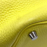 エルメス HERMES ピコタンロックPM U刻 リモンチェッロ シルバー金具 トリヨンクレマンス レディース ハンドバッグ