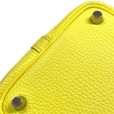 エルメス HERMES ピコタンロックPM U刻 リモンチェッロ シルバー金具 トリヨンクレマンス レディース ハンドバッグ