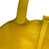 エルメス HERMES ピコタンロックPM U刻 リモンチェッロ シルバー金具 トリヨンクレマンス レディース ハンドバッグ