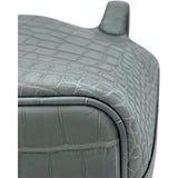 エルメス HERMES ピコタンロックマイクロ B刻 グリシマン GD金具 クロコダイル レディース ハンドバッグ