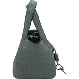 エルメス HERMES ピコタンロックマイクロ B刻 グリシマン GD金具 クロコダイル レディース ハンドバッグ