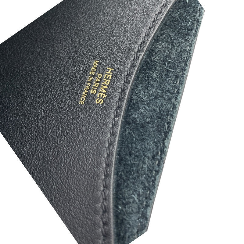 エルメス HERMES インザループ18 W刻印 ブラック GD金具 トリヨンクレマンス レディース ハンドバッグ
