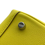 エルメス HERMES リンディ26 U刻 ライム SV金具 エバーカラー レディース ショルダーバッグ