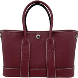 エルメス HERMES ネオガーデン23 K刻 ルージュ SV金具 ネゴンダ レディース ハンドバッグ