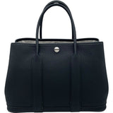 エルメス HERMES ガーデンパーティーTPM W刻 ブラック SV金具 ネゴンダ レディース ハンドバッグ