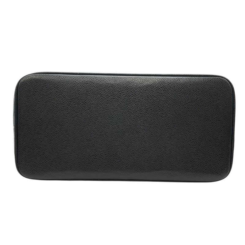 シャネル CHANEL 復刻トート A01804 7番台 ブラック SV金具 キャビアスキン レディース トートバッグ