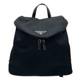 プラダ PRADA トライアングルロゴ バックバック 2VZ089 ブラック SV金具 ナイロン/レザー レディース リュック・デイパック