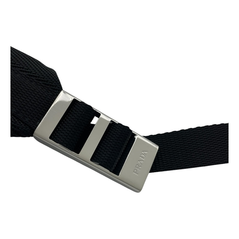 プラダ PRADA トライアングルロゴ バックバック 2VZ089 ブラック SV金具 ナイロン/レザー レディース リュック・デイパック