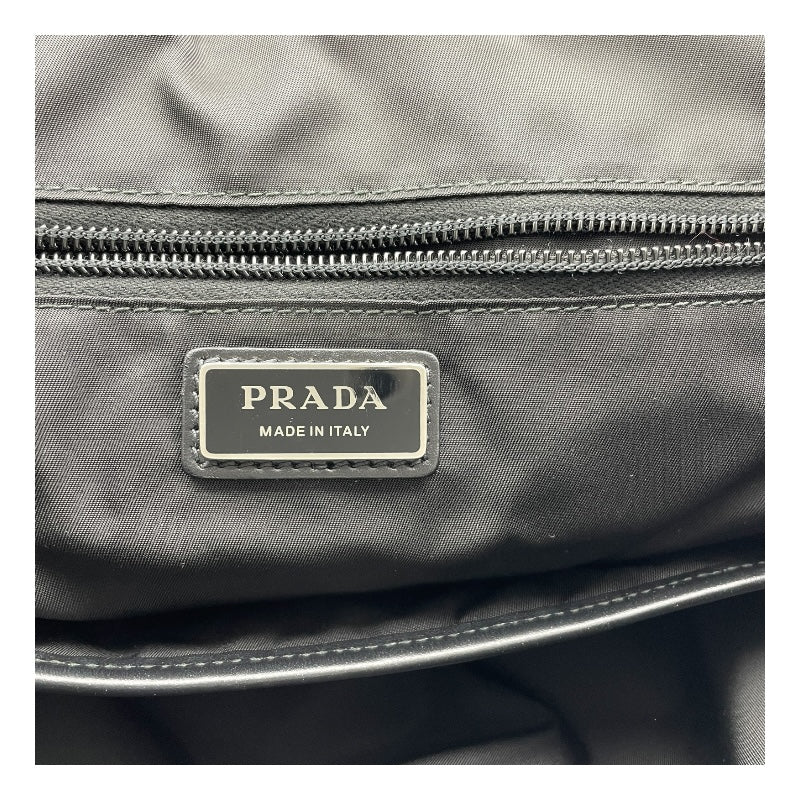 プラダ PRADA トライアングルロゴ バックバック 2VZ089 ブラック SV金具 ナイロン/レザー レディース リュック・デイパック