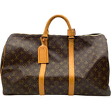 ルイ・ヴィトン LOUIS VUITTON キーポル50 M41426 ブラウン モノグラム レディース ボストンバッグ