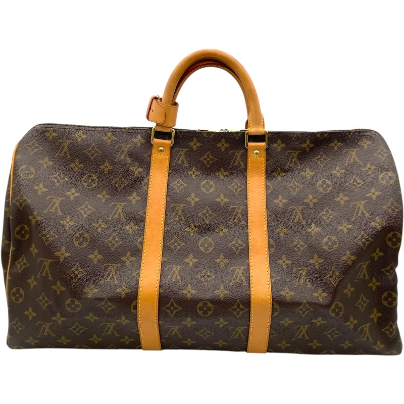 ルイ・ヴィトン LOUIS VUITTON キーポル50 M41426 ブラウン モノグラム レディース ボストンバッグ