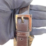 フェンディ FENDI ズッカ セミショルダーバッグ 26569 ブラウン ナイロンジャガード レディース ショルダーバッグ