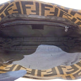 フェンディ FENDI ズッカ セミショルダーバッグ 26569 ブラウン ナイロンジャガード レディース ショルダーバッグ