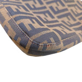 フェンディ FENDI ズッカ セミショルダーバッグ 26569 ブラウン ナイロンジャガード レディース ショルダーバッグ