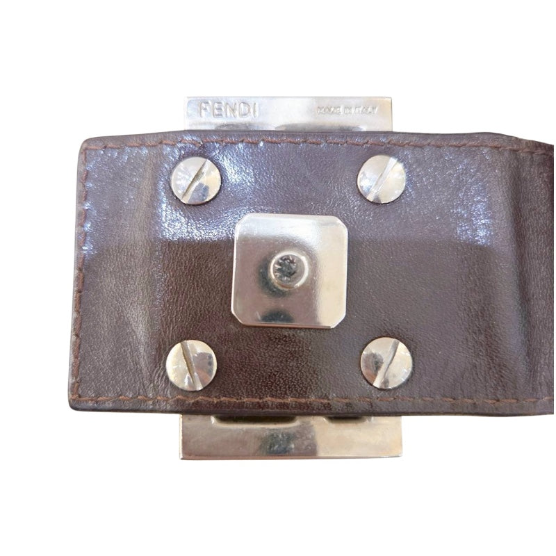 フェンディ FENDI ズッカ セミショルダーバッグ 26569 ブラウン ナイロンジャガード レディース ショルダーバッグ