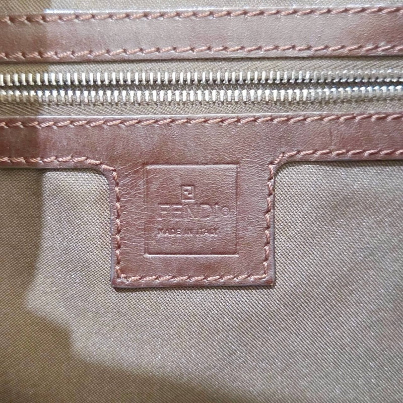 フェンディ FENDI ズッカ セミショルダーバッグ 26569 ブラウン ナイロンジャガード レディース ショルダーバッグ