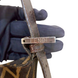 フェンディ FENDI ズッカ セミショルダーバッグ 26569 ブラウン ナイロンジャガード レディース ショルダーバッグ