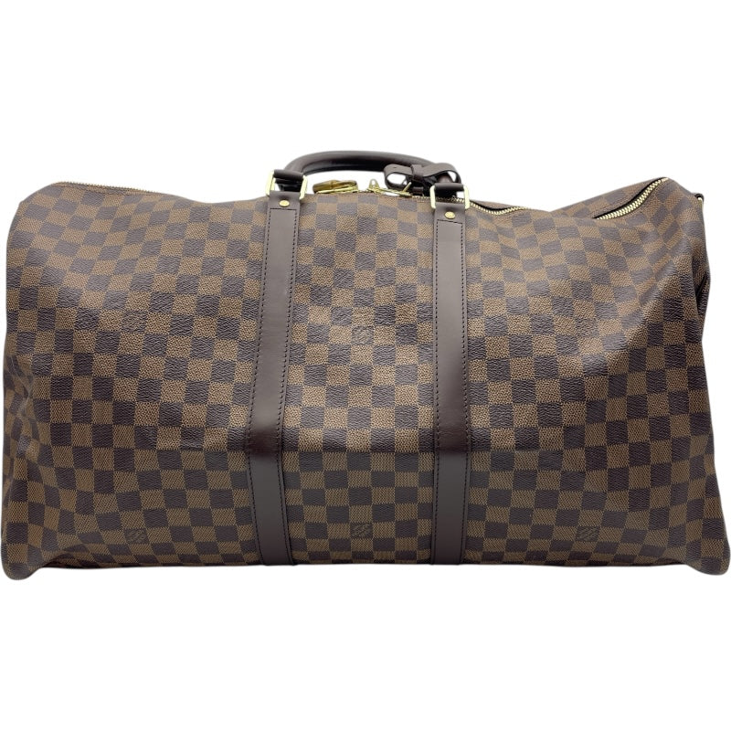 ルイ・ヴィトン LOUIS VUITTON キーポル・バンドリエール55 N41414 ブラウン ダミエキャンバス ユニセックス ボストンバッグ