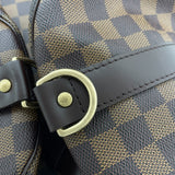 ルイ・ヴィトン LOUIS VUITTON キーポル・バンドリエール55 N41414 ブラウン ダミエキャンバス ユニセックス ボストンバッグ