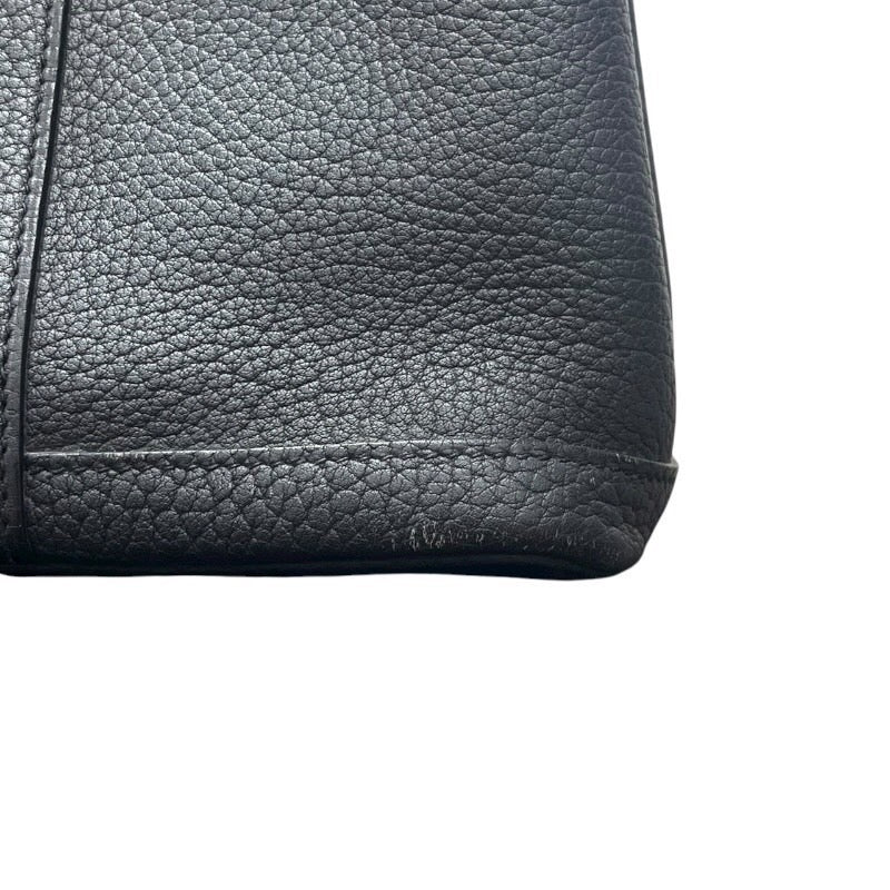エルメス HERMES ガーデンパーティTPM C刻 ブラック/シルバー金具 ネゴンダ レディース ハンドバッグ