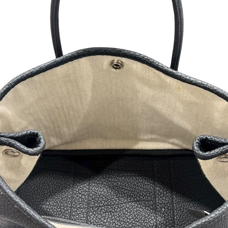 エルメス HERMES ガーデンパーティTPM C刻 ブラック/シルバー金具 ネゴンダ レディース ハンドバッグ