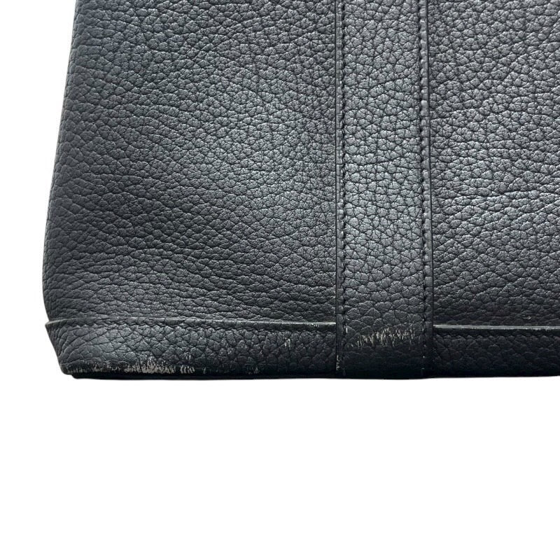 エルメス HERMES ガーデンパーティTPM C刻 ブラック/シルバー金具 ネゴンダ レディース ハンドバッグ