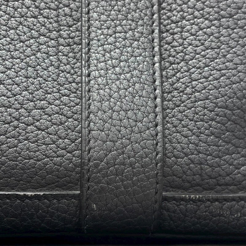 エルメス HERMES ガーデンパーティTPM C刻 ブラック/シルバー金具 ネゴンダ レディース ハンドバッグ