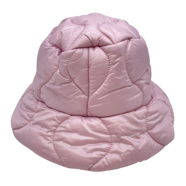 ミュウミュウ miu miu ロゴ刺繡キルティングバケットハート 5HC196 ピンク ナイロン レディース その他ファッション雑貨