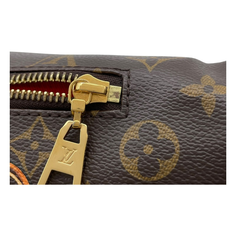 ルイ・ヴィトン LOUIS VUITTON バムバッグ M43644 ブラウン モノグラムキャンバス・マカサー ユニセックス ボディバッグ