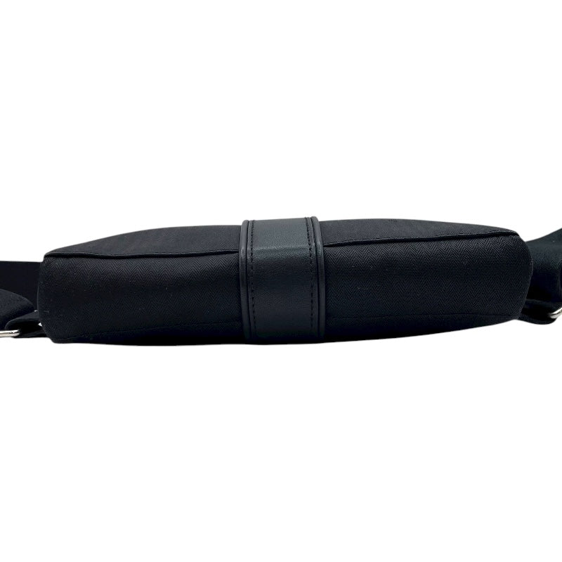 エルメス HERMES アカプルコサンチュール ブラック SV金具 トワル ユニセックス ボディバッグ