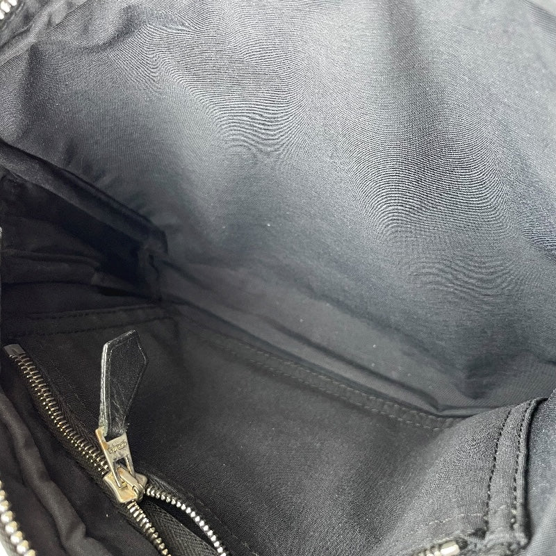 エルメス HERMES アカプルコサンチュール ブラック SV金具 トワル ユニセックス ボディバッグ